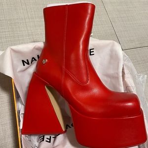 Naked Wolfe blocked boots